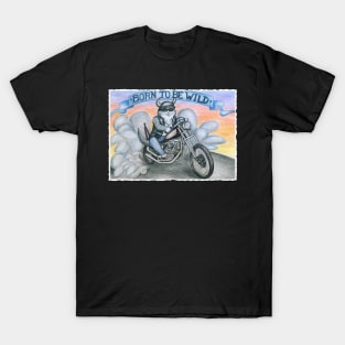 Biker cat T-Shirt